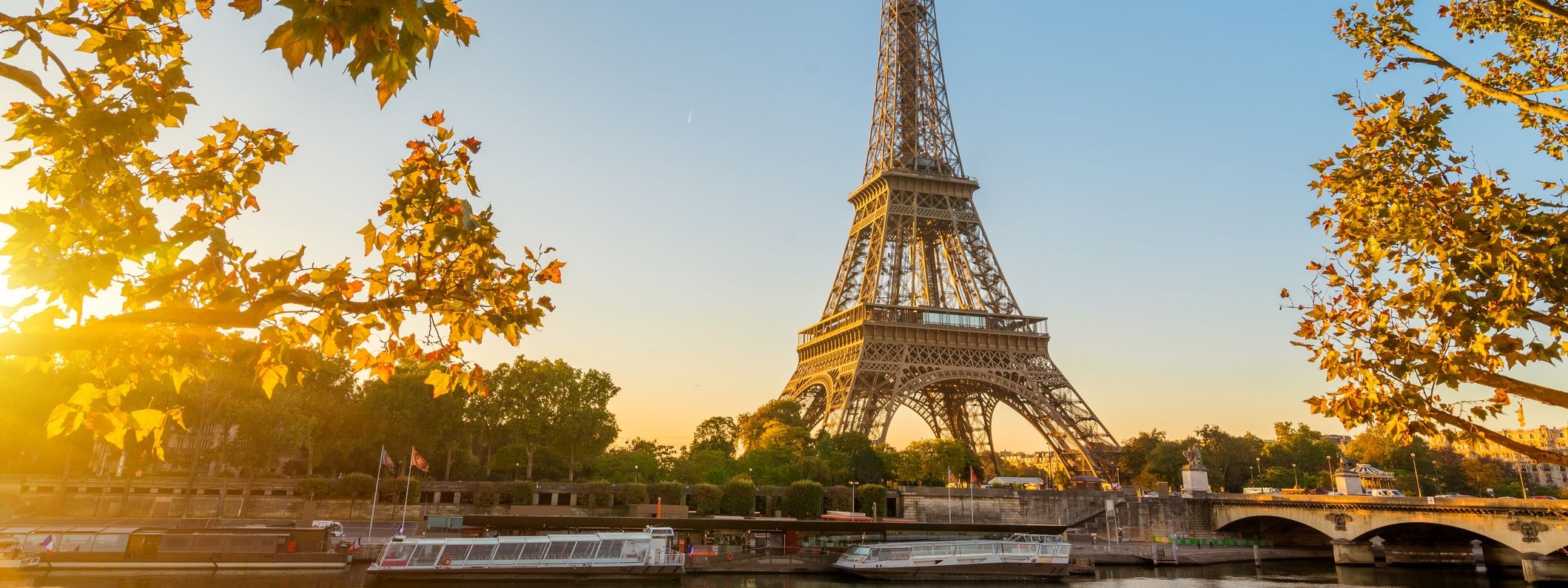 A classic Parisian street scene with cafes and architecture
